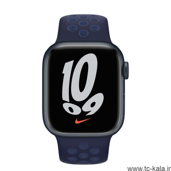 ساعت هوشمند اپل واچ سری 7 مدل 41mm Aluminum Case with Nike Sport silicone Band