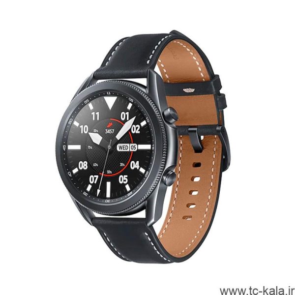 ساعت هوشمند سامسونگ مدل Galaxy Watch3 SM-R840 45mm بند چرمی