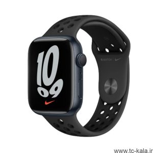 ساعت هوشمند اپل واچ سری 7 مدل 41mm Aluminum Case with Nike Sport silicone Band